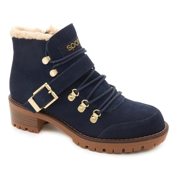 Sporto Katie Boots - Navy - Picture 2 of 6